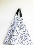 Cool contemporary bento shoulder origami bag | Art of signs - Jiakuma