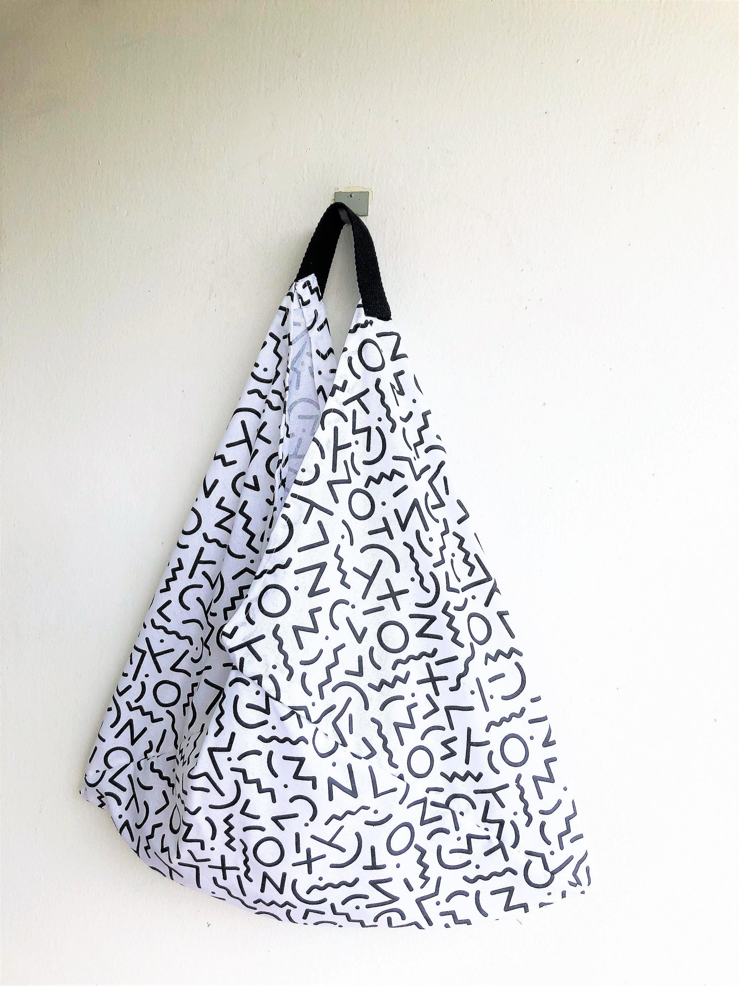 Cool contemporary bento shoulder origami bag | Art of signs - Jiakuma