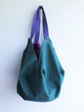 Shoulder sac bag, origami fabric bag, ooak cool fabric eco friendly bag | Pulpo - Jiakuma