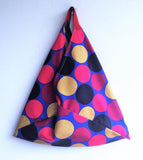 Original eco friendly canvas shopping market origami bento bag | golden dots - jiakuma.myshopify.com