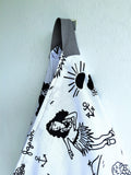Handmade origami bento bag shoulder market shopping reusable bag |  Japanese sailor - jiakuma.myshopify.com