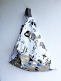 Handmade origami bento bag shoulder market shopping reusable bag |  Japanese sailor - jiakuma.myshopify.com