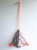 Small one of a kind shoulder bag triangle origami bag | Hairspray - jiakuma.myshopify.com