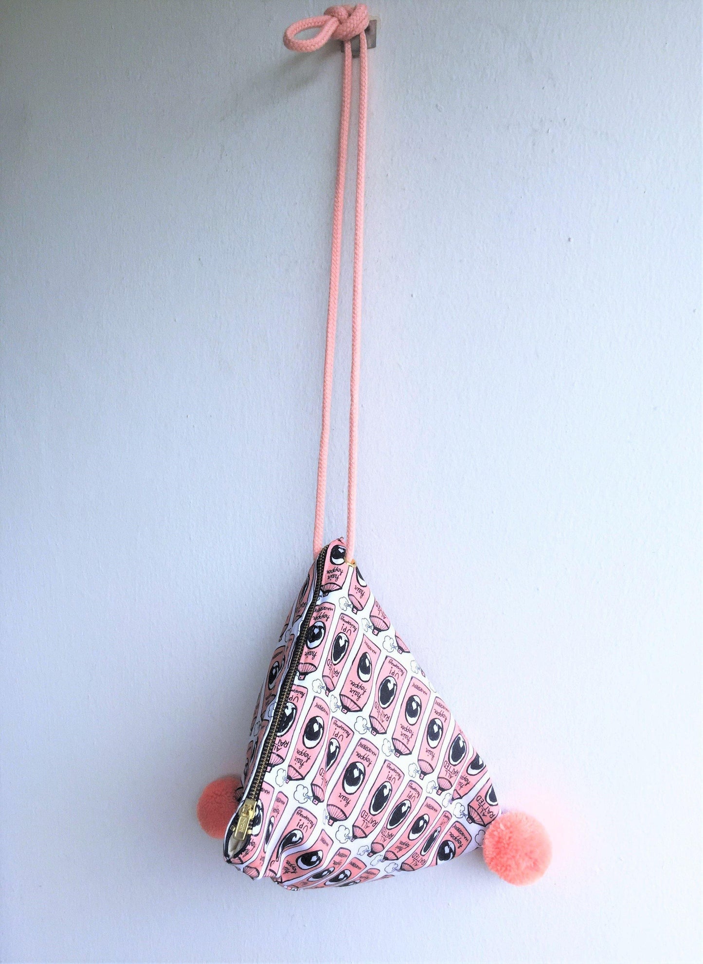 Small one of a kind shoulder bag triangle origami bag | Hairspray - jiakuma.myshopify.com