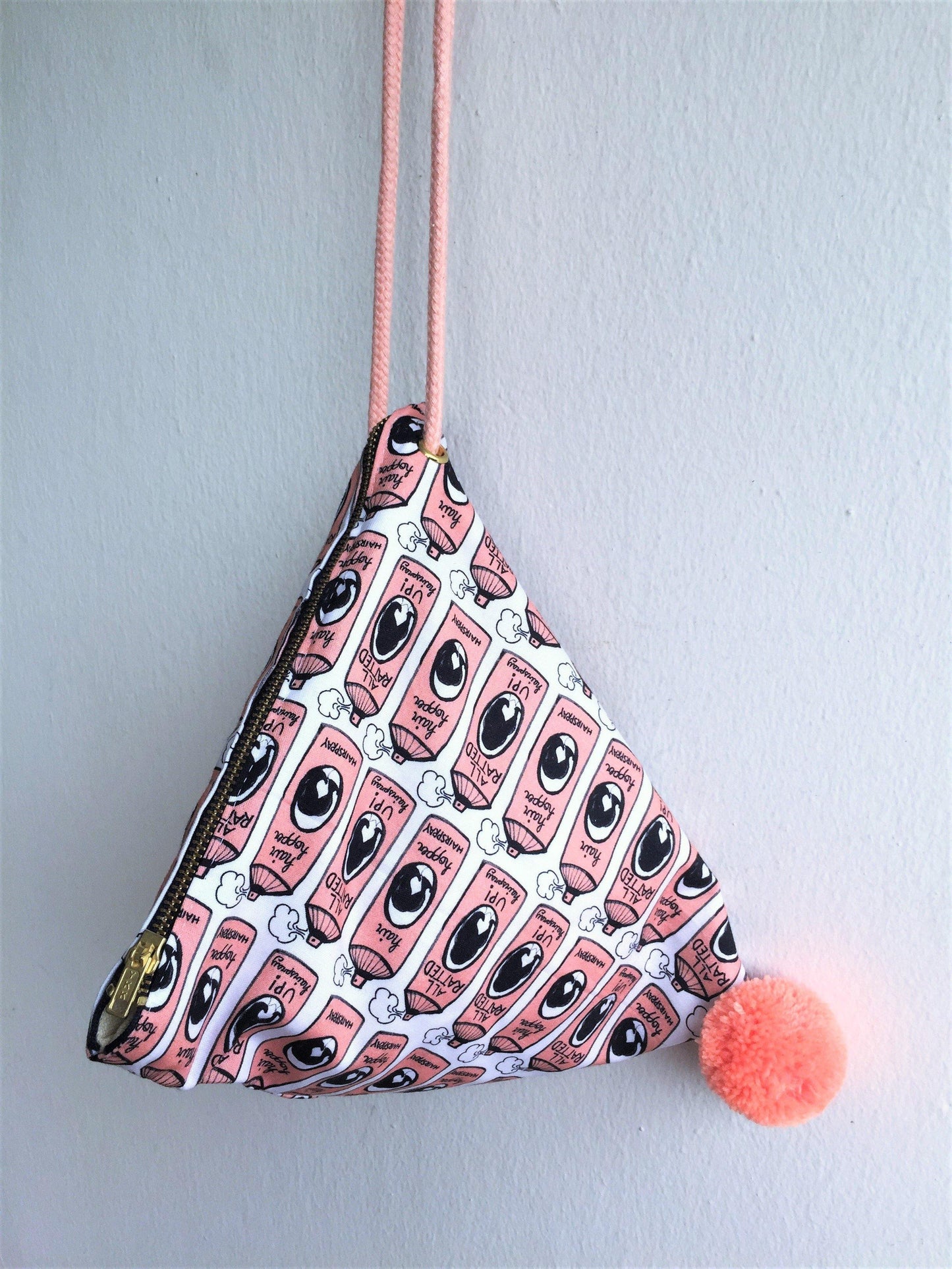 Small one of a kind shoulder bag triangle origami bag | Hairspray - jiakuma.myshopify.com