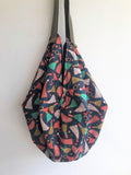 Sac origami shoulder boho bag, ecofriendly groceries shopping bag | Tassels - Jiakuma