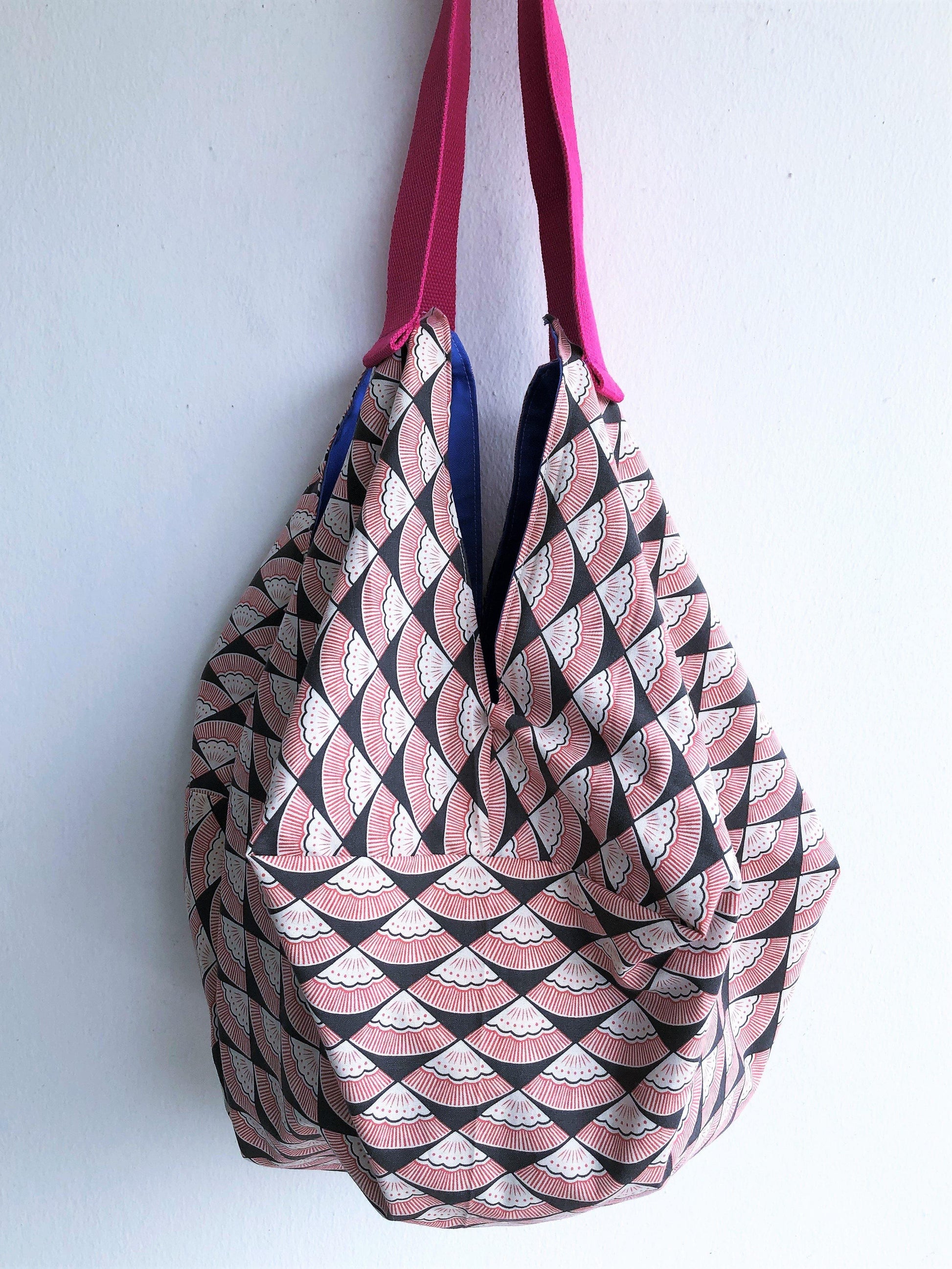 Shoulder handmade octagonal bag | Art noveau in Tokio - jiakuma.myshopify.com