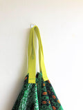 Shoulder fabric  origami sac, handmade eco friendly bag African fabric shopping bag | the eyes of Africa - Jiakuma