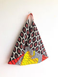 Shoulder eco handmade bag, origami triangle bag , shopping African fabric Bag | Africa & Cacao - Jiakuma