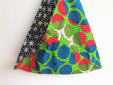 Shoulder eco bag, origami bento bag, African eax textile tote bag | Africa meets Japan - Jiakuma