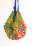 Colorful African sac shoulder bag , eco friendly handmade shopping bag | Snow in Africa - Jiakuma