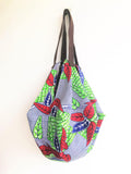 Shoulder origami sac bag , African fabric handmade eco bag , Shopping tote | Uganda - Jiakuma