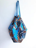 Shoulder sac handmade origami reversible bag | tiger vintage 70 - Jiakuma