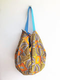 Shoulder sac handmade origami reversible bag | tiger vintage 70 - Jiakuma