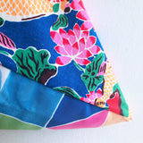 Origami  handmade bento bag, special vintage fabric edition, 1960's hand painted  colorful fabric | El Jardin del Eden - Jiakuma