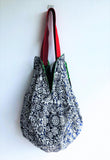 Ooak shoulder bag, original summer origami bag, eco friendly handmade bag | La hierba en verano - Jiakuma