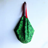 Ooak shoulder bag, original summer origami bag, eco friendly handmade bag | La hierba en verano - Jiakuma