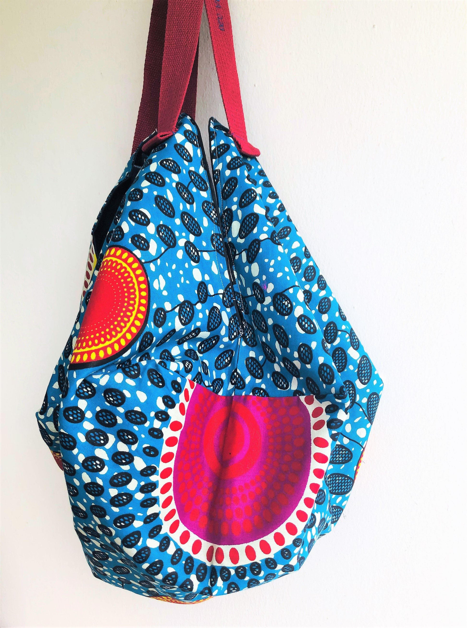 Sac shoulder fabric handmade origami bag | Planet Africa - Jiakuma