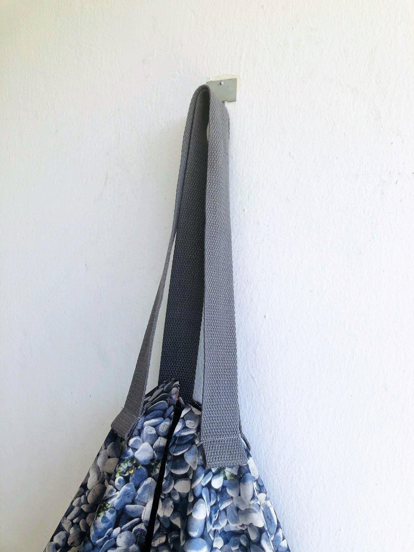 Cool Japanese fabric origami handmade octagonal shoulder bag | Pebbles - Jiakuma