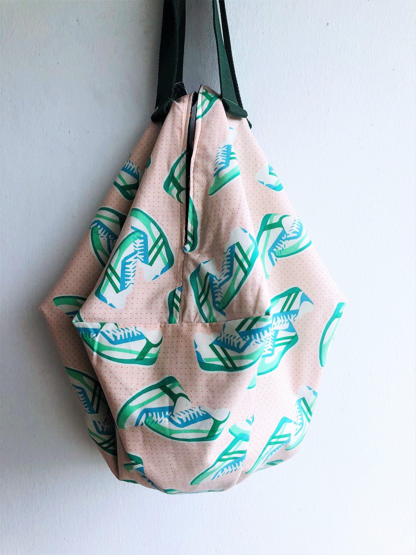 Shoulder origami Japanese inspired sac bag, cool fabric shopping bag | Sneakers - Jiakuma