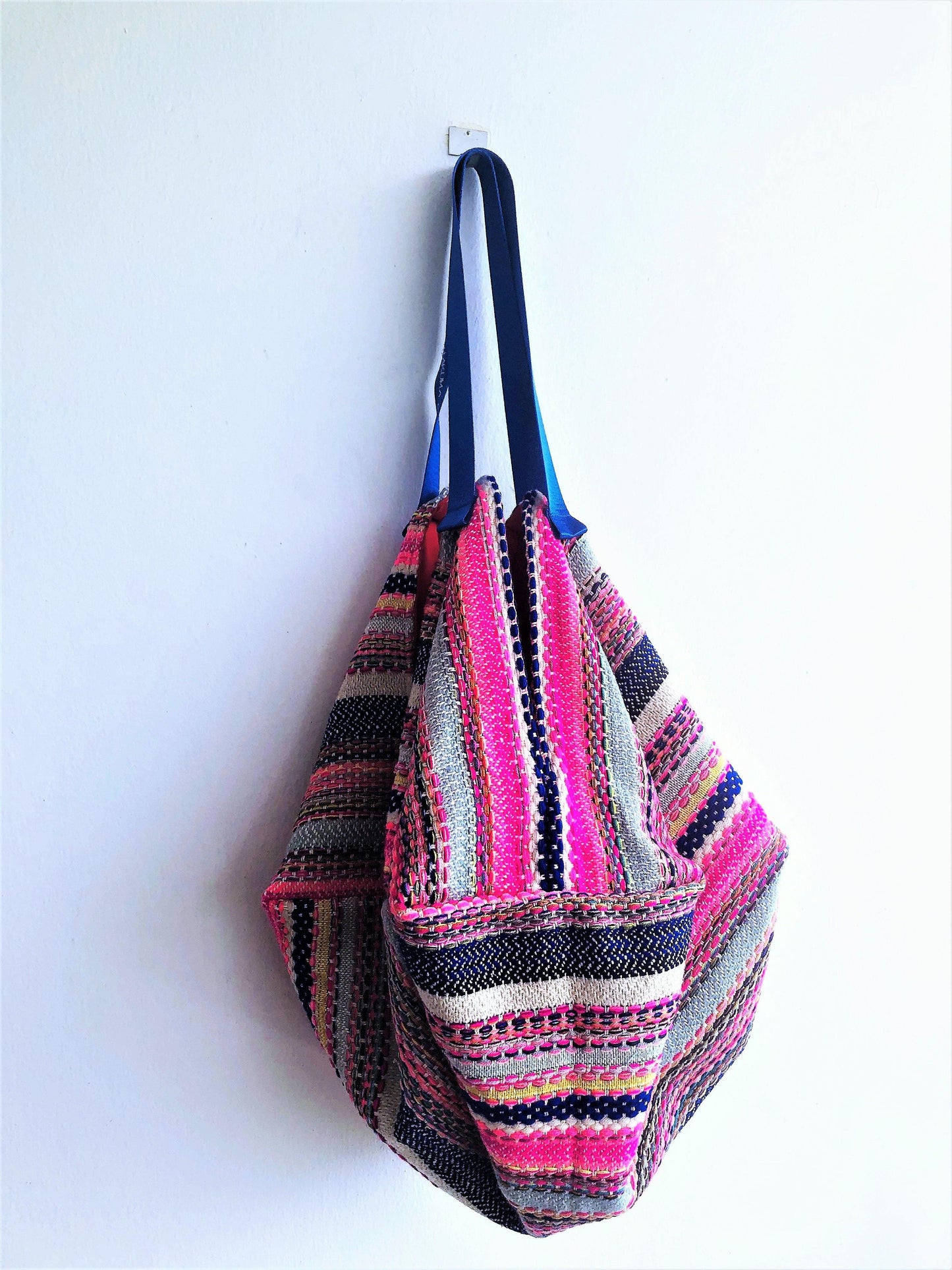 Summer boho sac shoulder bag, origami eco friendly shopping groceries bag handmade | Chihuahua - Jiakuma