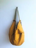 Origami shoulder sac bag, eco friendly handmade shopping groceries bag | Mostaza - Jiakuma