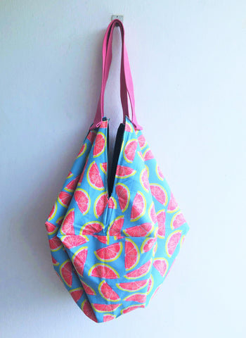 Origami octagonal geometric shoulder sac bag | Pomelo - Jiakuma