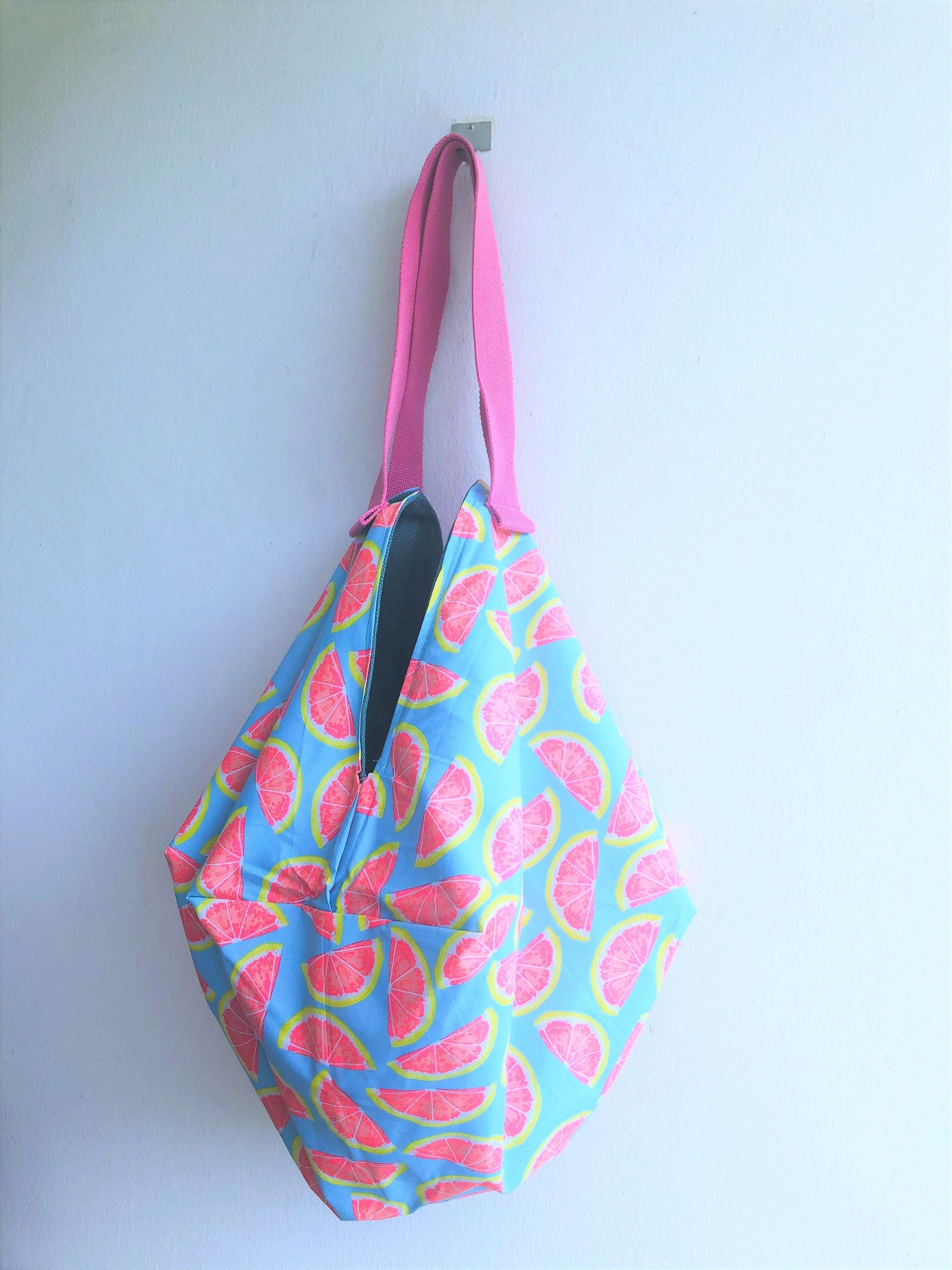 Origami octagonal geometric shoulder sac bag | Pomelo - Jiakuma