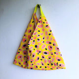 Origami bento bag, shoulder fabric colorful eco tote bag | Miro - Jiakuma