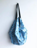 Shoulder sac origami, eco friendly handamde fabric shopping tote | All eyes over me - Jiakuma