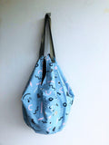 Shoulder sac origami, eco friendly handamde fabric shopping tote | All eyes over me - Jiakuma