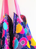 Colorful origami sac bag, shoulder eco friendly shopping tote bag | Big bubblegum - Jiakuma