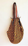 Shoulder sac origami eco friendly African fabric handmade colorful bag | Flowers of Africa - Jiakuma