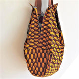 Shoulder sac origami eco friendly African fabric handmade colorful bag | Flowers of Africa - Jiakuma